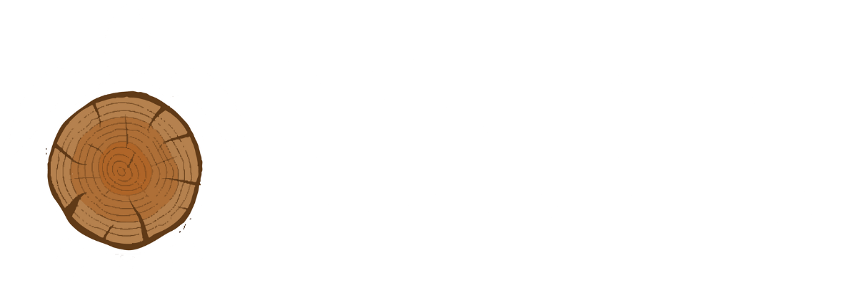 Turtle WoodWorks Logo Long white